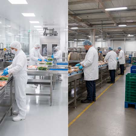 Abbigliamento aziendale per il settore alimentare: scelta, lavaggio e valutazione del rischio